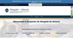 Desktop Screenshot of abogadodealmeria.com