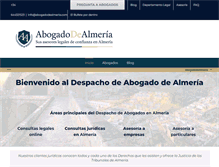 Tablet Screenshot of abogadodealmeria.com